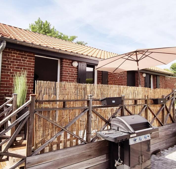 Studio Independant Avec Terrasse Vue Jardin Beauchamps  Kültér fotó